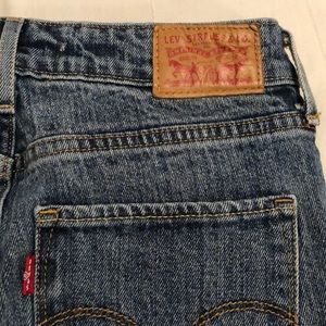 721 High-rise Levi Skinny jeans